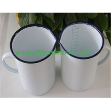 Sunboat Degree Scale Cup Baking Enamel Cup Enamel Milk Cup Tableware Kitchenware/ Kitchen Appliance